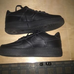 Black Nike Air Force 1s
